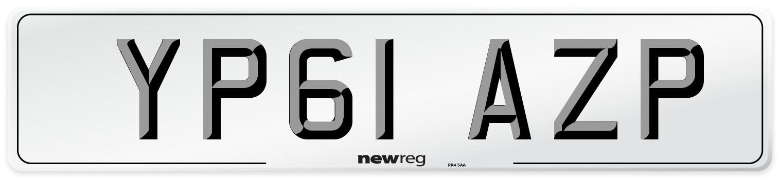 YP61 AZP Number Plate from New Reg